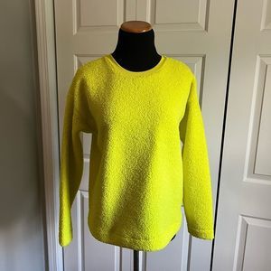 Cozy Lime Sherpa Sweatshirt